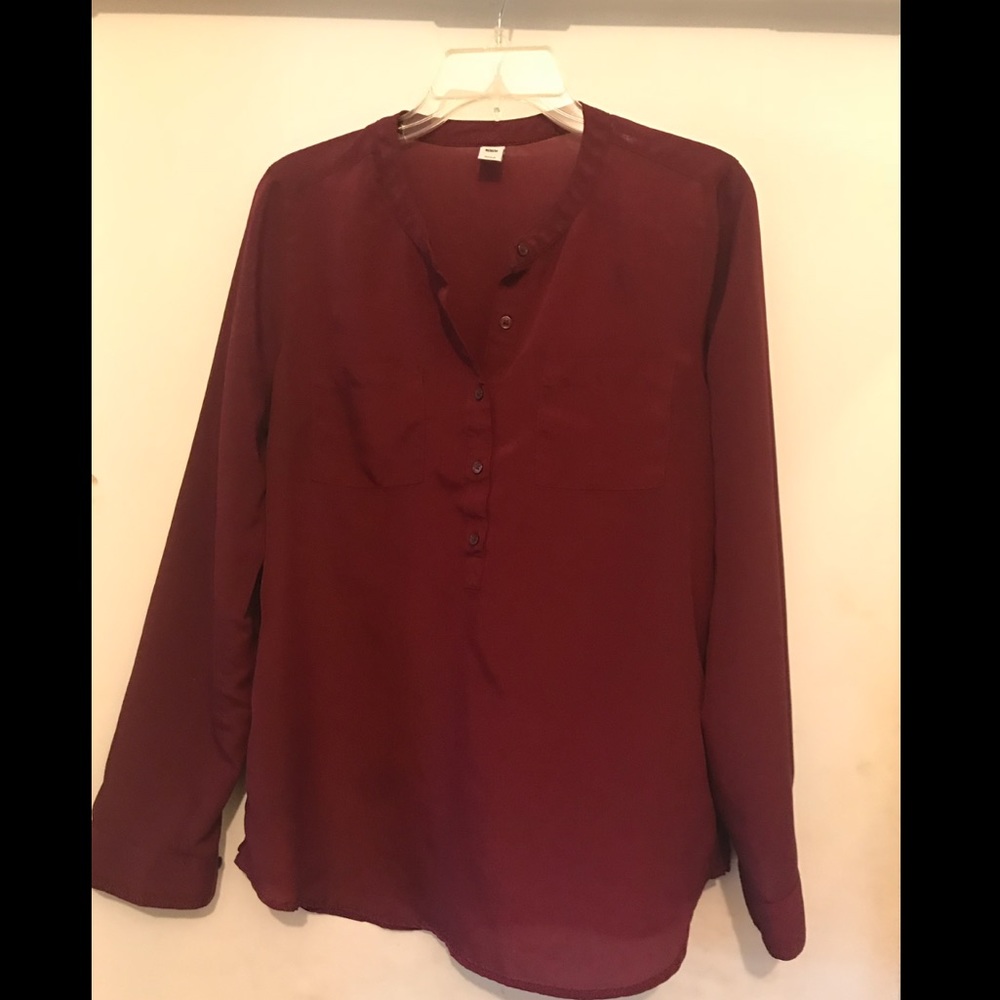 Maroon Old Navy tunic